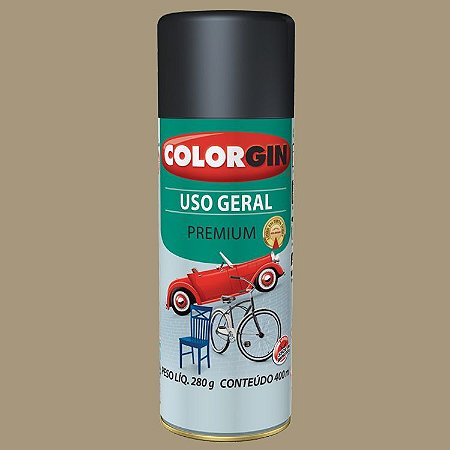 Tinta Spray Uso Geral Bege Mediterrâneo 400ml COLORGIN