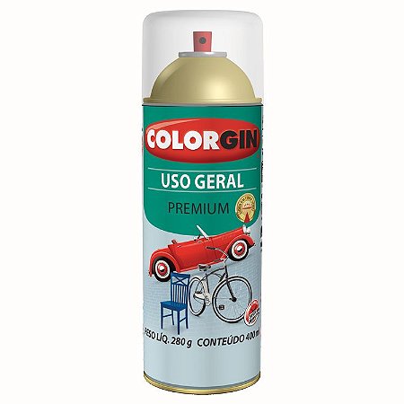 Tinta Spray Verniz Natural Brilhante 350ml COLORGIN
