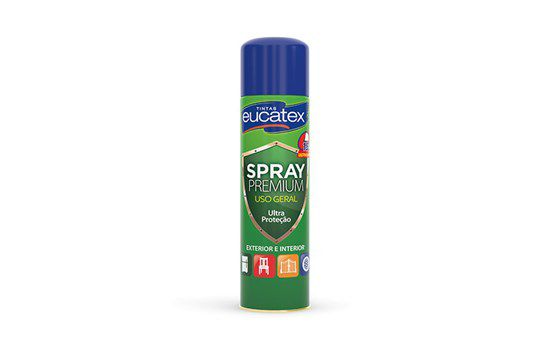 Spray Eucatex Alta Temperatura Preto Fosco 400ML