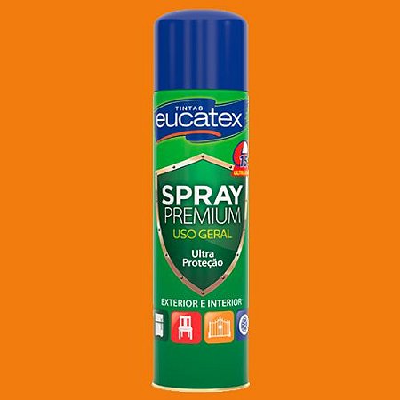 Spray Multiuso Laranja Brilho 400ML Eucatex