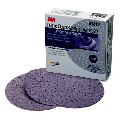 Clean Sanding 3M 334U, 152mm, Multi-furos, P400