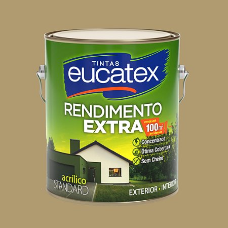 Tinta Acrílica Rendimento Extra Camurça 3.6LT Eucatex