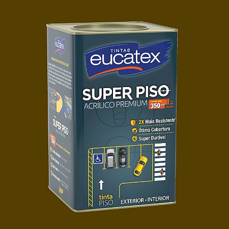 Tinta Acrílica Piso Marrom 18LT Eucatex