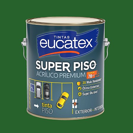 Tinta Acrílica Piso Verde 3.6LT Eucatex