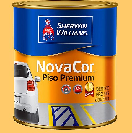 Novacor Piso Premium Amarelo 0.9LT