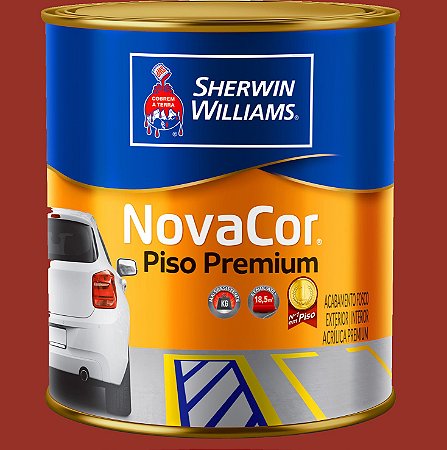 Novacor Piso Premium Vermelho 0.9LT