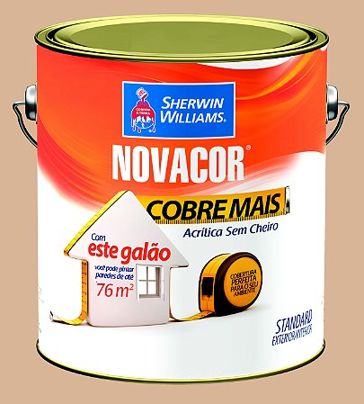 Tinta Acrílica Areia Cobre Mais 3.6LT Novacor