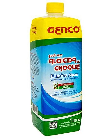 Pool-Trat Algicida De Choque 1LT GENCO