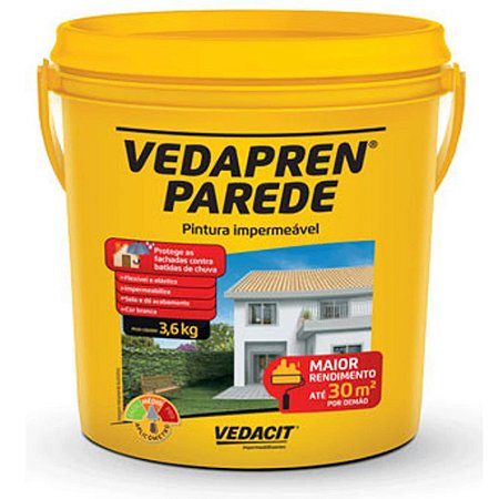 Vedapren Parede Branco 3.6 Kg Vedacit