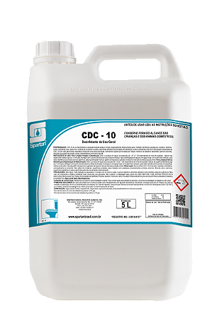 Detergente 5L Clorado Cdc-10 Spartan