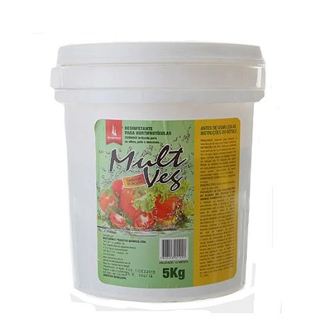 Sanitizante Mult Veg - Multquimica - 5kg