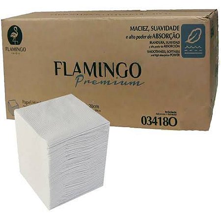 Papel Higiênico Interfolha Caixa C/ 8000 Fls  Flamingo