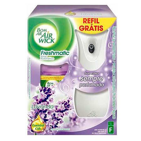 Desodorizador Bom Ar Freshmatic Aparelho + Refil - 250ml