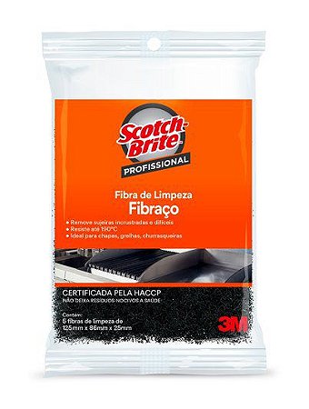 Fibra 125x87 Scotch Brite 3M - Fibraço