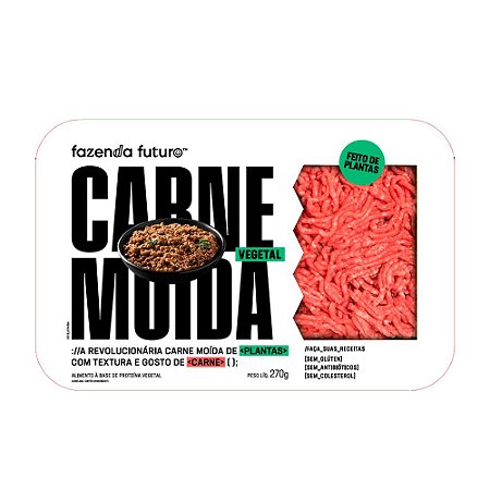 Carne Moída Congelada Fazenda Futuro 270g