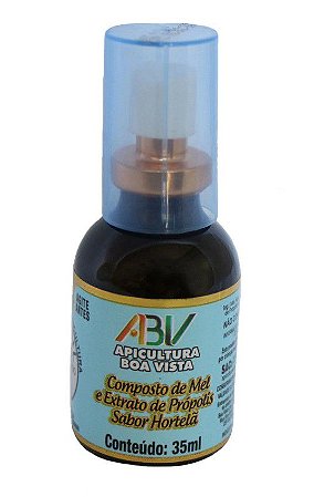 Spray - Composto de Mel e Extrato de Própolis sabor Hortelã ABV 35ml