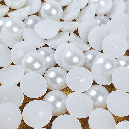 Meia Perola Abs 14mm mm branca 25g