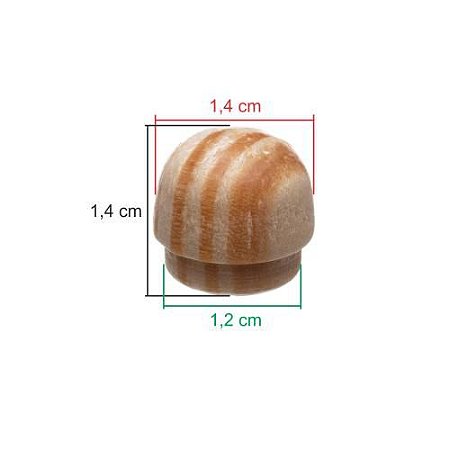 TAPA FURO 12 MM PINUS PACOTE COM 12UN