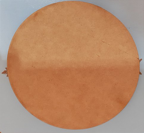 Aplique em MDF - Placa redonda  10x10 cm MDF 6mm