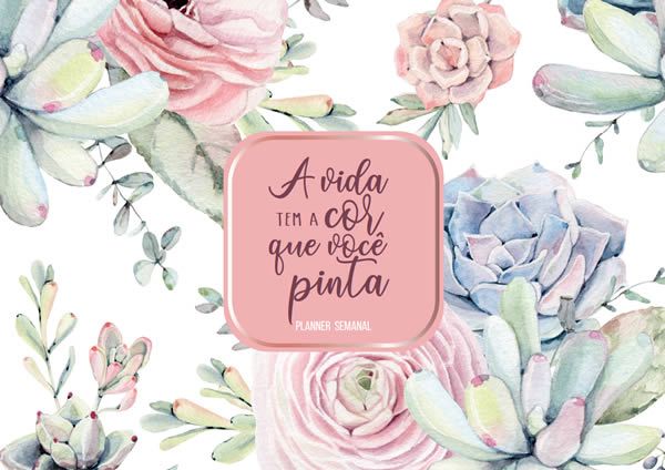 PL-004 - Planner Semanal - Arte Fácil