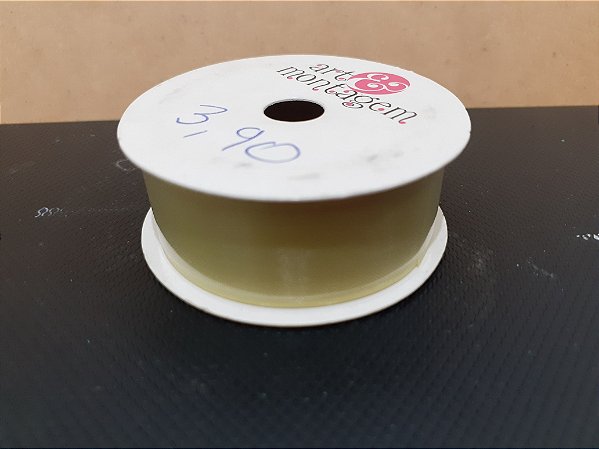 Fita de  Organza - Amarelo