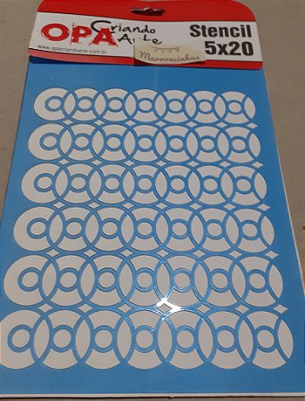 2440- Stencil Opa 15x20 Estamparia discos