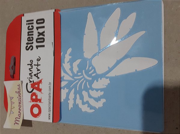 781 Stencil Opa 10x10 Legumes cenoura