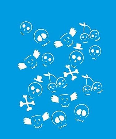 STM-212 - STENCIL - CAVEIRAS