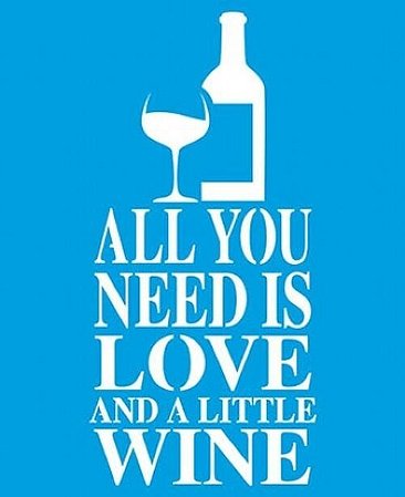 STM-395 - STENCIL MÉDIO - ALL YOU NEED IS LOVE...
