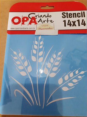 2025- Stencil Opa 14x14 Trigo