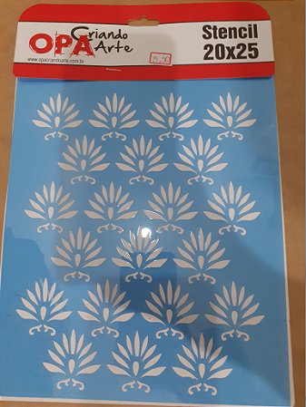 1773- Stencil Opa 20x25 Estamparia tropical