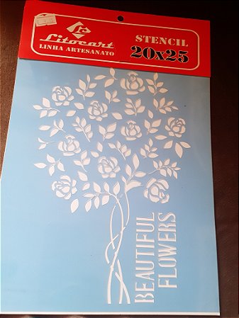 Stencil 20x25Litocart LSG-21