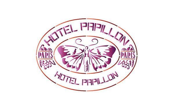 STM-588 - STENCIL - HOTEL PAPILLON