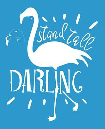 STM-618 - STENCIL - STAND TALL