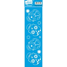 STE-210 - STENCIL - CAVEIRAS