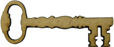 LR-307 4un. - Aplique Decorativo MDF Chaves