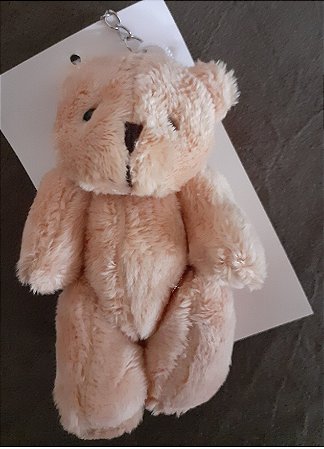 Chaveiro de Ursinho de pelúcia marrom