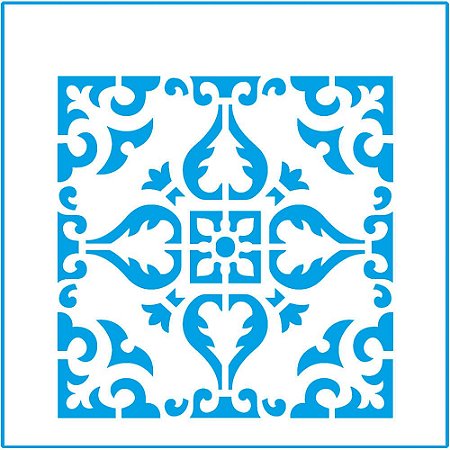 ST-X-002 - STENCIL - AZULEJO