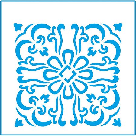 ST-X-007 - STENCIL - AZULEJO