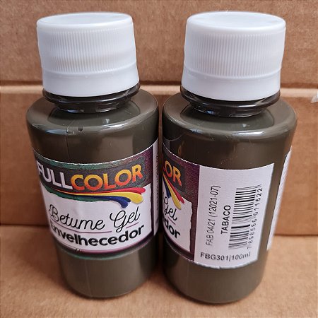 Betume Gel envelhecedor 100ml Fullcolor - Tabaco - FBG-301