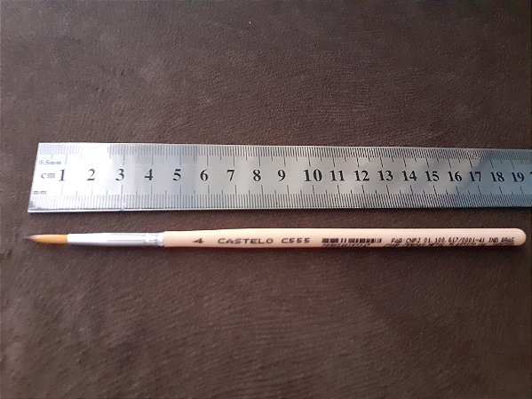 Pincel liner Castelo C555 - Filamento sintético especial longo