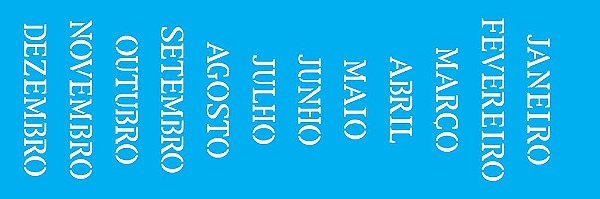 1470 - Stencil Opa - Palavras meses
