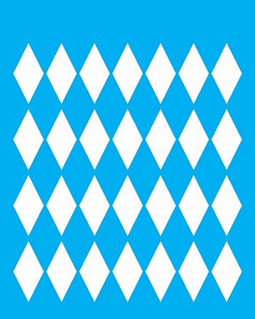 1781 - Stencil Opa 20x25 - Losango grande