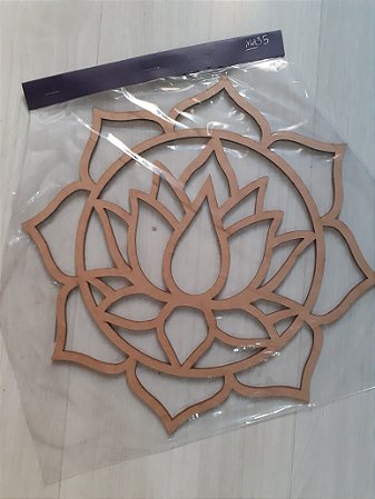 MA-35 Mandala flor de lotus  30cm- Recorte a laser