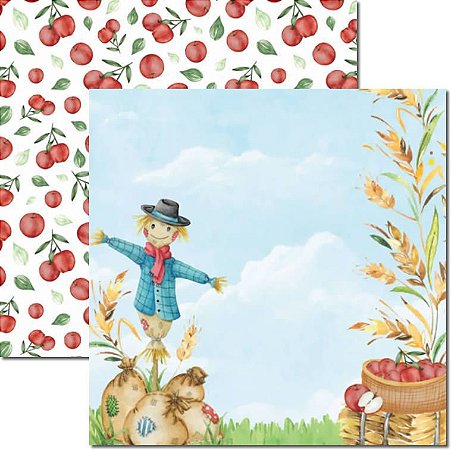 SC-680- Farm House baby 4 - Papel para Scrapbook Dupla Face