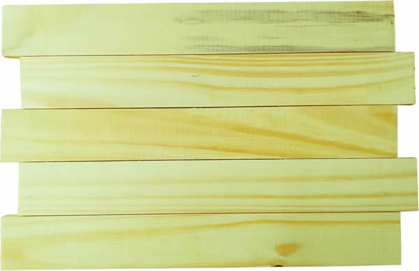 PA-013 Pallet 35cm x 22cm - Pinus com Ripas Desencontradas