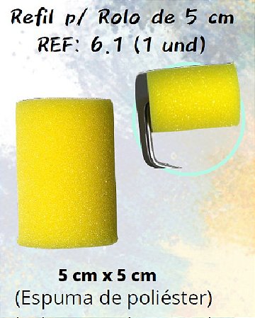 Refil para Rolo  Pig de 5cm (1 Refil) Ref: 006B