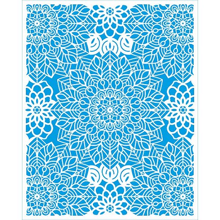 STR-237 - Stencil Retangular - Textura II