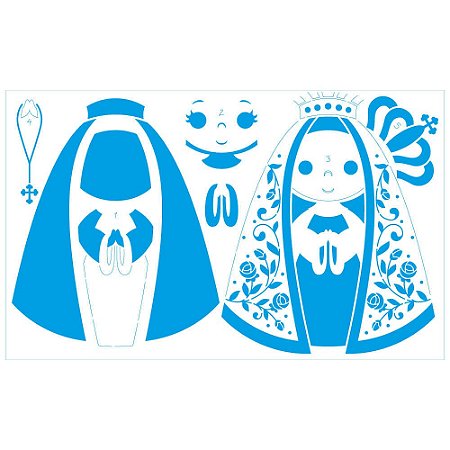 ST-431 - Stencil - Nossa Senhora Aparecida
