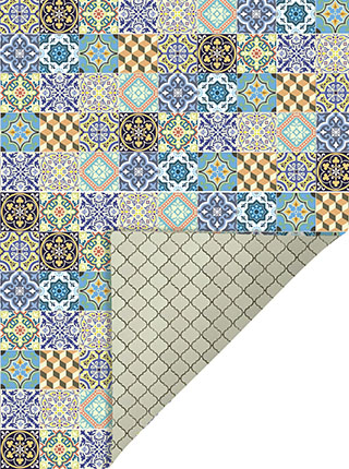 SDG-048 - Papel para Scrapbook Dupla Face Gigante - Azulejos II